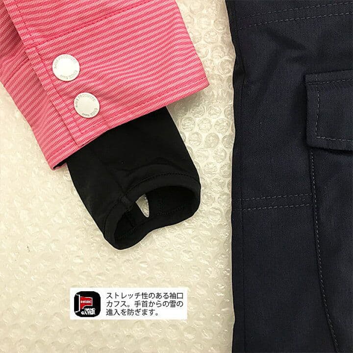 ▲ピンク★ネイビー★スノボウェア★スキーウエア★スノーボード★かわいいモコモコ