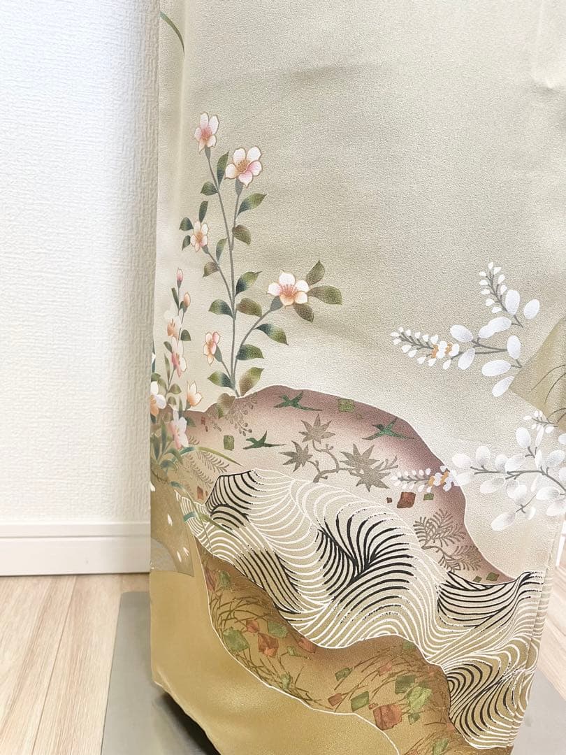 訪問着　フルセット　着物　帯　帯締め　帯締め　70