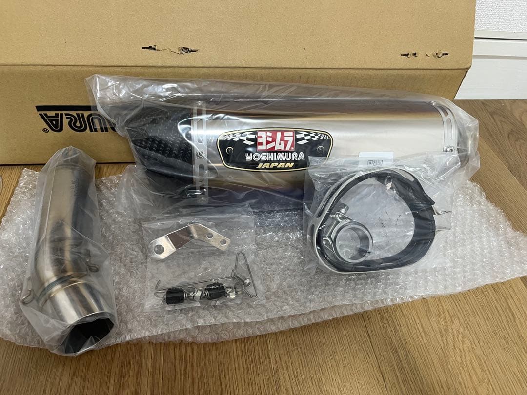 NINJA250ヨシムラスリップオンマフラー R-77S サイクロン