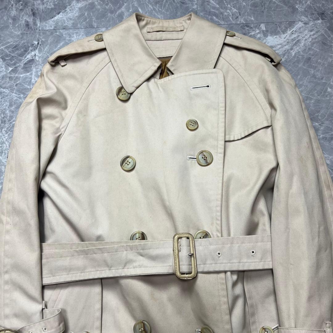 バーバリー♡トレンチコート　ベルト　ライナー　ノバチェック ベージュ　L相当