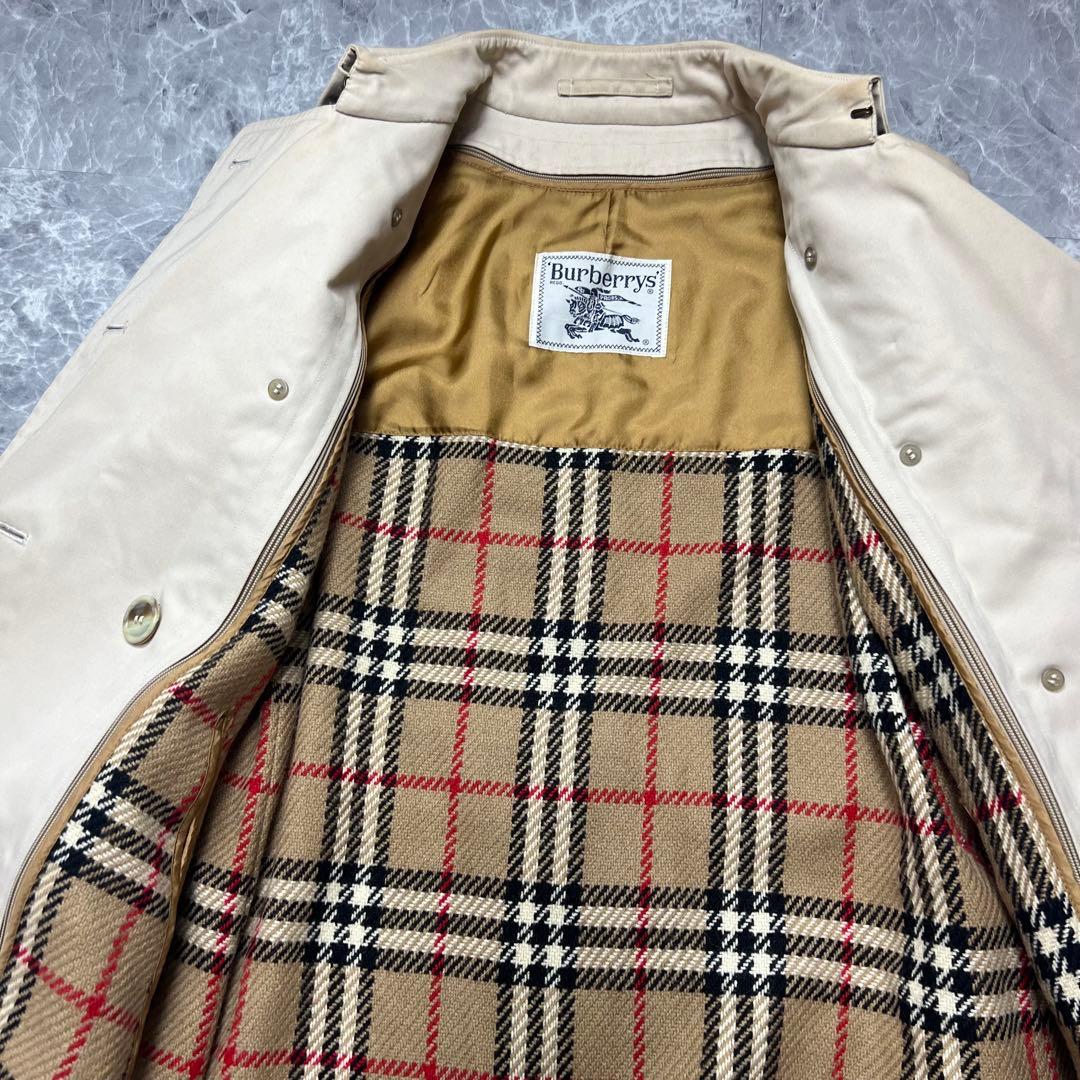バーバリー♡トレンチコート　ベルト　ライナー　ノバチェック ベージュ　L相当