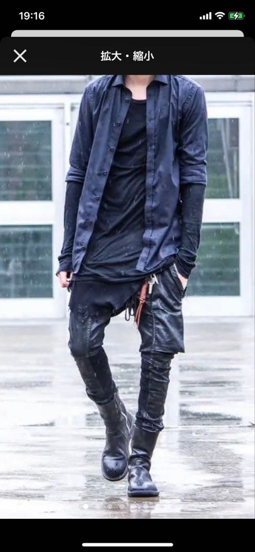 名作‼️希少Rick Owens Creeper ブーツ　41 DRKSHDW