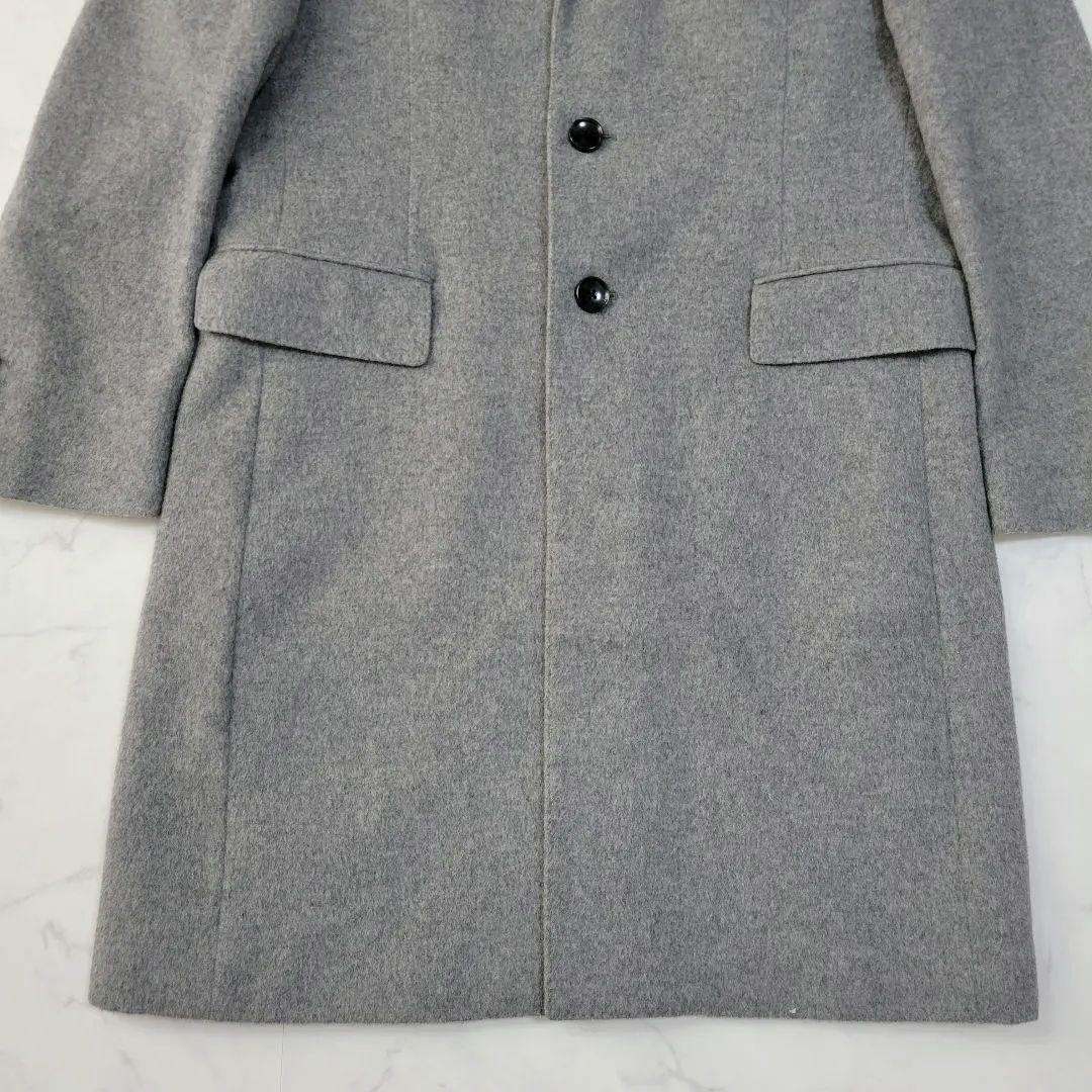 サルトリアデルグロッソ カシミヤ アンゴラ ウールチェスターコート 秋冬 LL