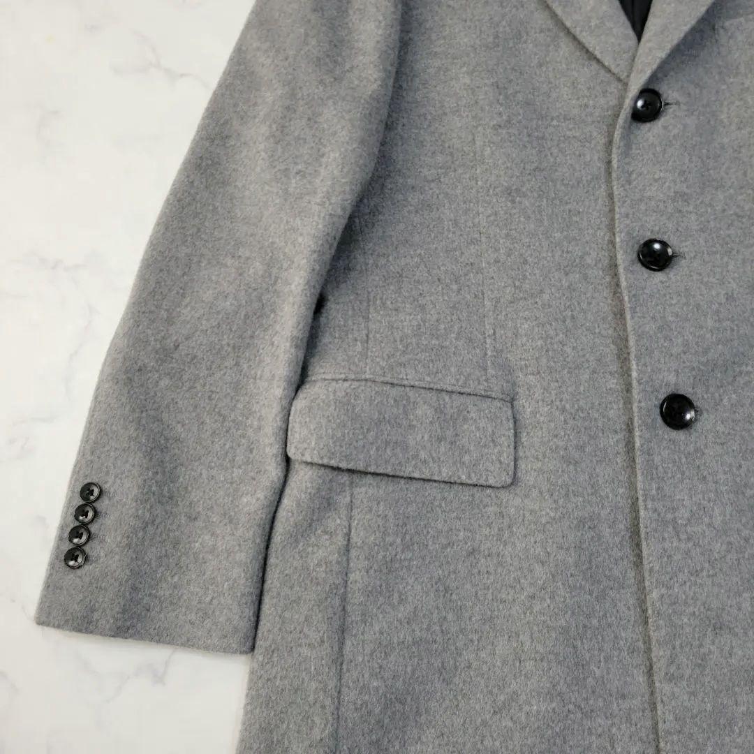 サルトリアデルグロッソ カシミヤ アンゴラ ウールチェスターコート 秋冬 LL