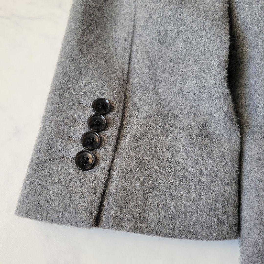 サルトリアデルグロッソ カシミヤ アンゴラ ウールチェスターコート 秋冬 LL
