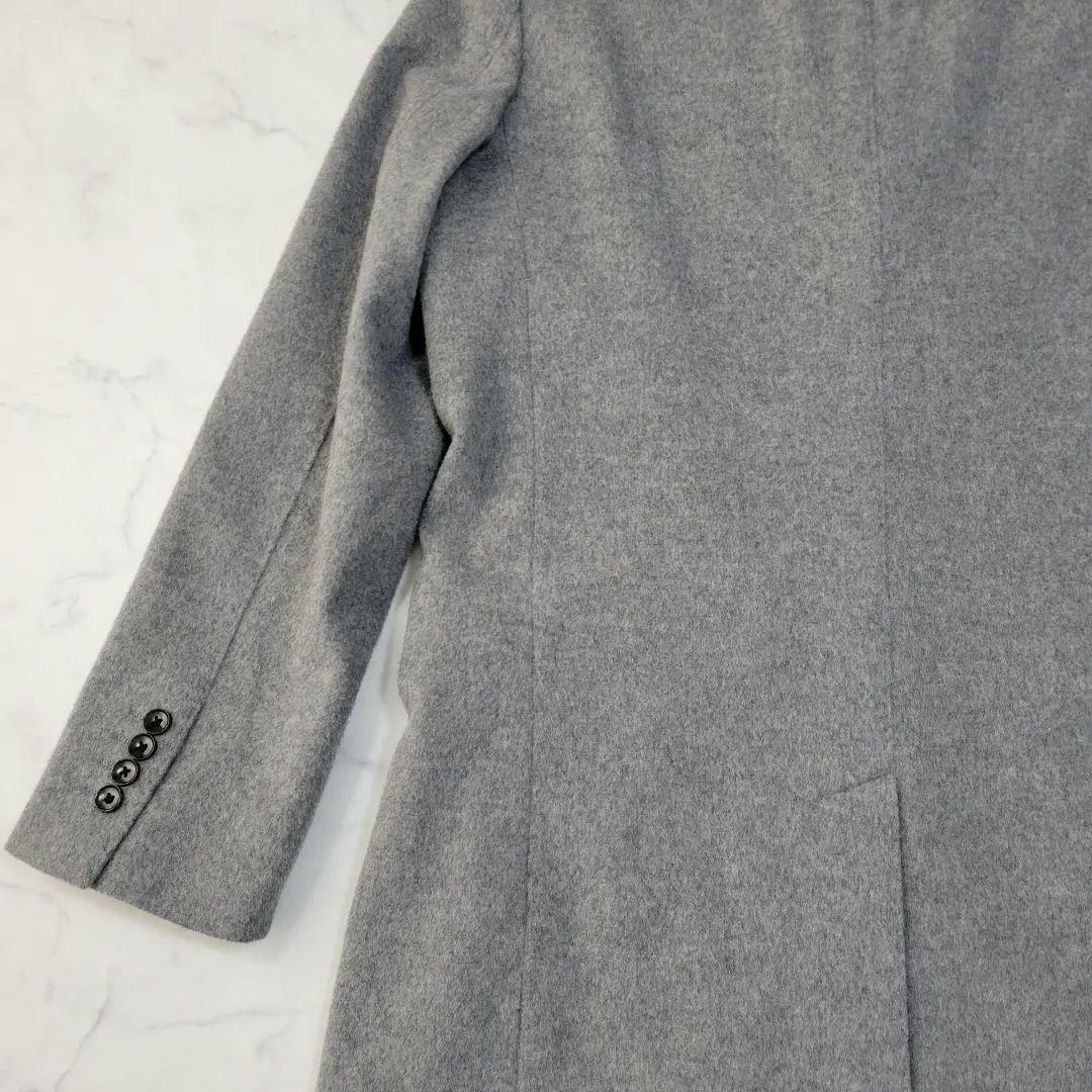 サルトリアデルグロッソ カシミヤ アンゴラ ウールチェスターコート 秋冬 LL