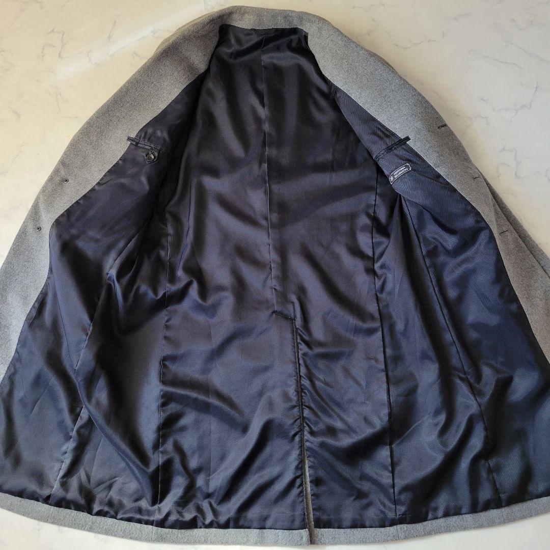 サルトリアデルグロッソ カシミヤ アンゴラ ウールチェスターコート 秋冬 LL