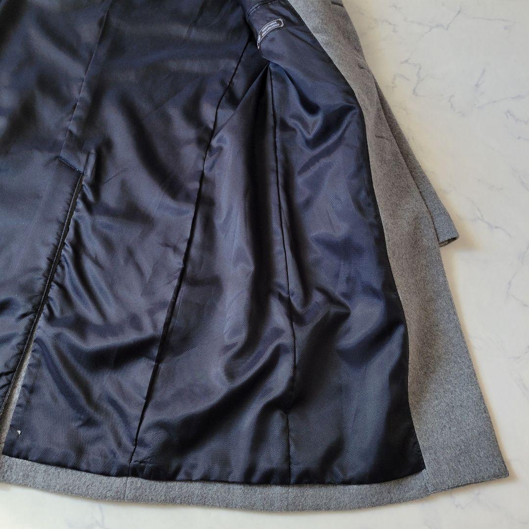 サルトリアデルグロッソ カシミヤ アンゴラ ウールチェスターコート 秋冬 LL