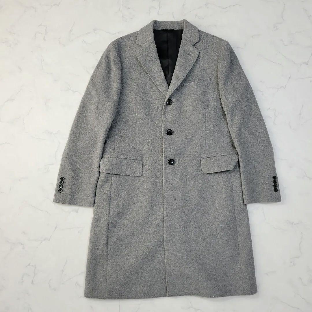 サルトリアデルグロッソ カシミヤ アンゴラ ウールチェスターコート 秋冬 LL