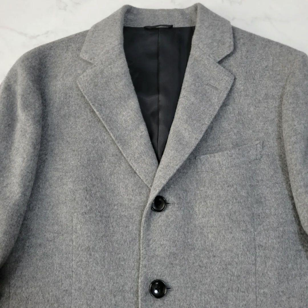 サルトリアデルグロッソ カシミヤ アンゴラ ウールチェスターコート 秋冬 LL