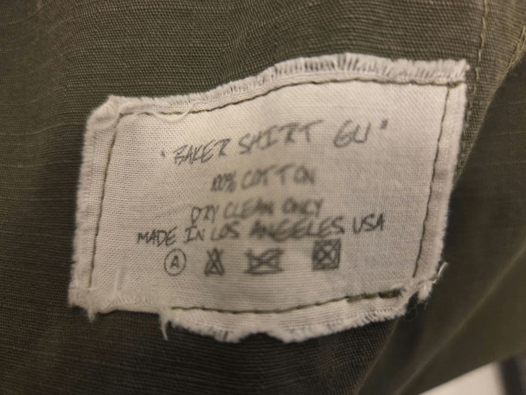 GREG LAUREN デニム切替 ミリタリーKIMONOジャケット SIZE3