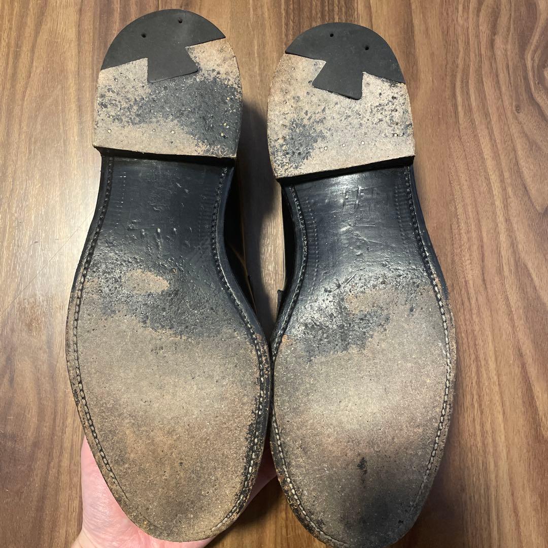 Alden ブラックレザー ローファー サイズUK8.5 E 981 黒