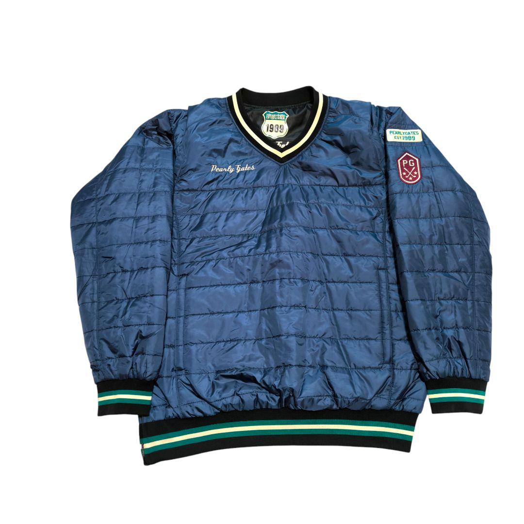 パーリーゲイツ ブラック×ネイビー リバーシブル　スニード　4way ベスト