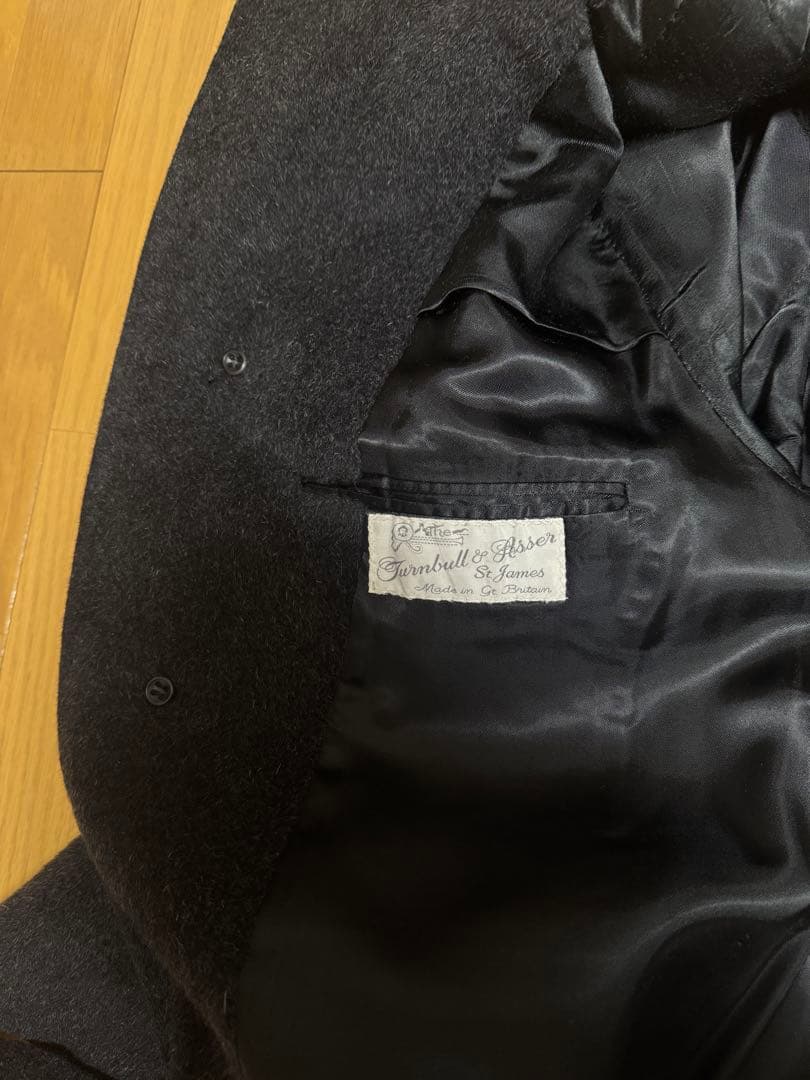 【数回のみ着用】Turnbull & Asserアンゴラ100%チェスターコート