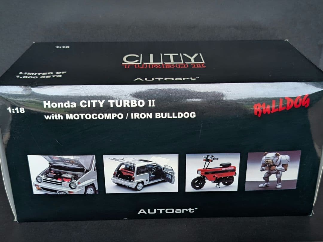 【クマちゃんの夢】オートアート 1/18 ホンダシティ ターボⅡ