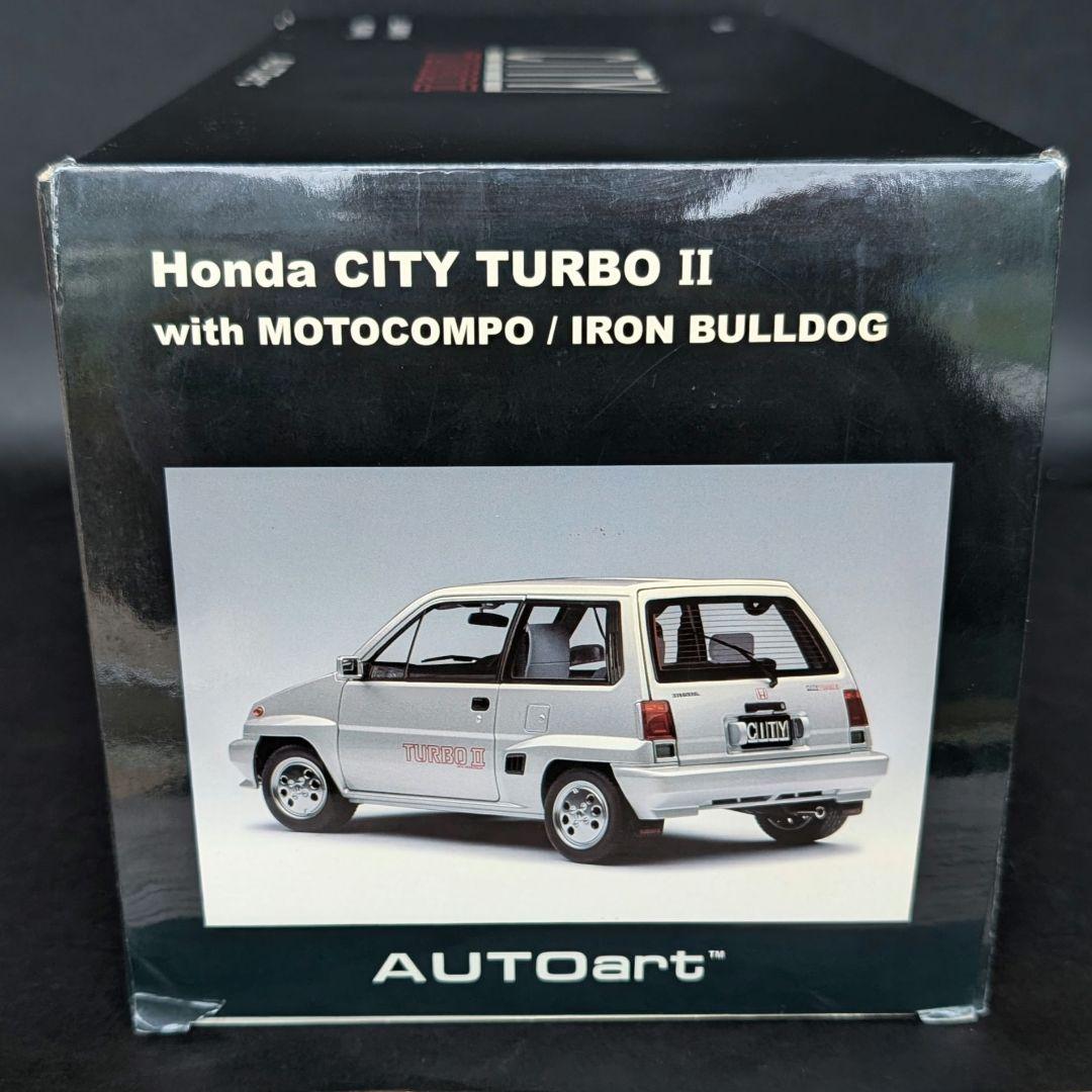 【クマちゃんの夢】オートアート 1/18 ホンダシティ ターボⅡ