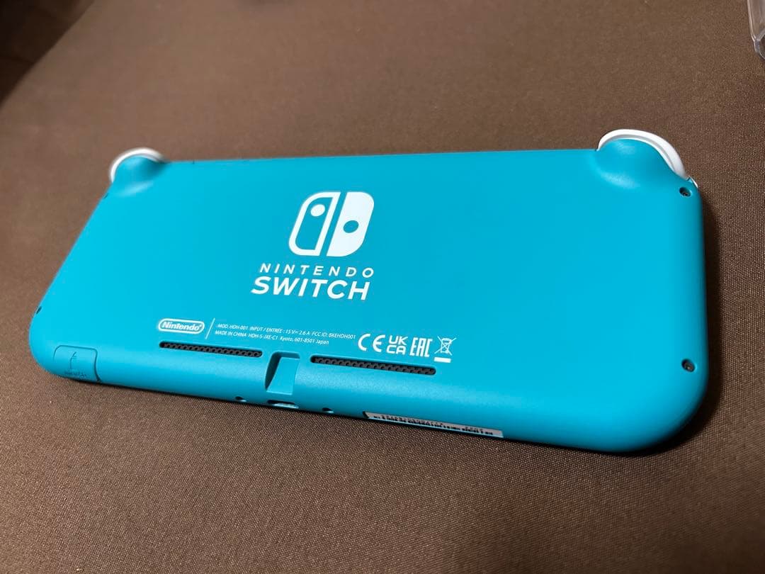 Nintendo Switch ライト　ターコイズ 本体 ケース　充電器付き
