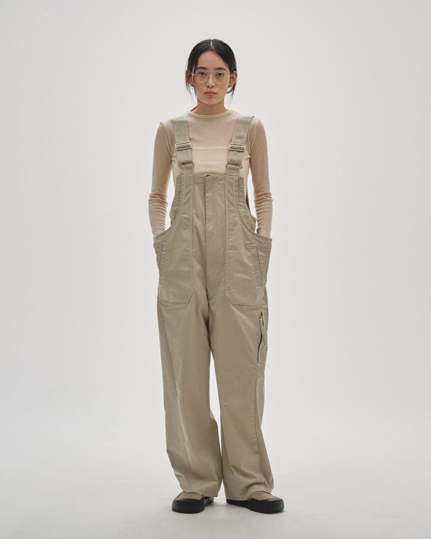 サロペット・オーバーオール・オールインワン Frontzip Cotton Salopette