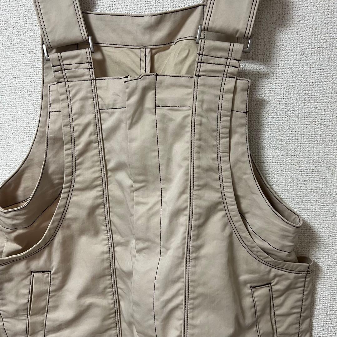 サロペット・オーバーオール・オールインワン Frontzip Cotton Salopette