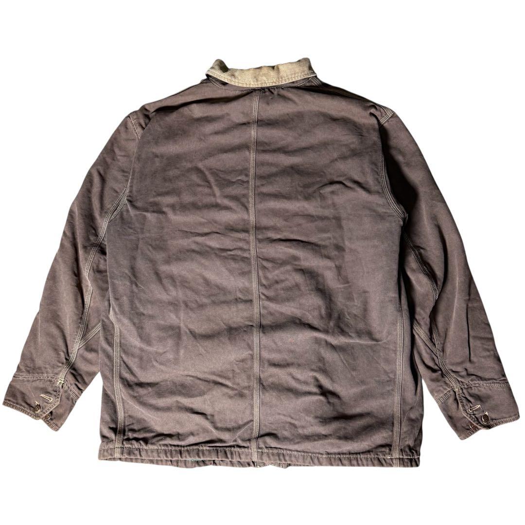 [t390]イタリア製ディーゼルカバーオールダークブラウンXLサイズチョアコート