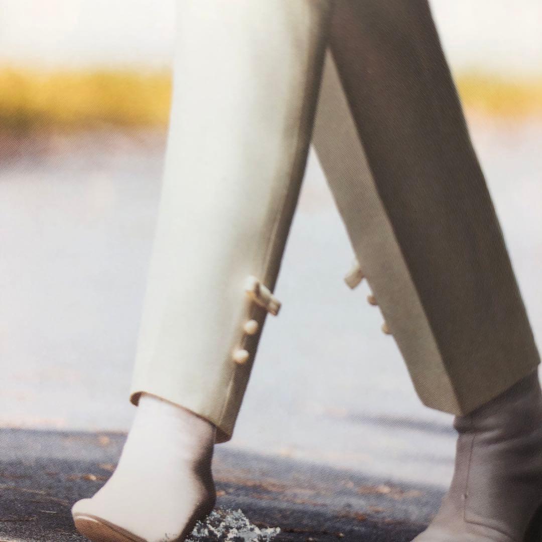 極美品❣️裏起毛ブラックパンツ