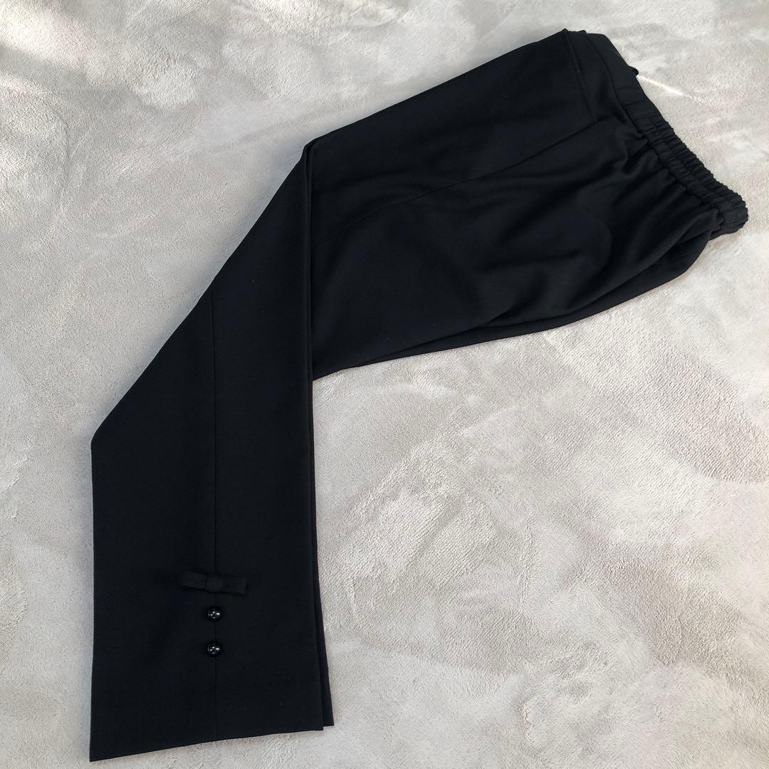 極美品❣️裏起毛ブラックパンツ