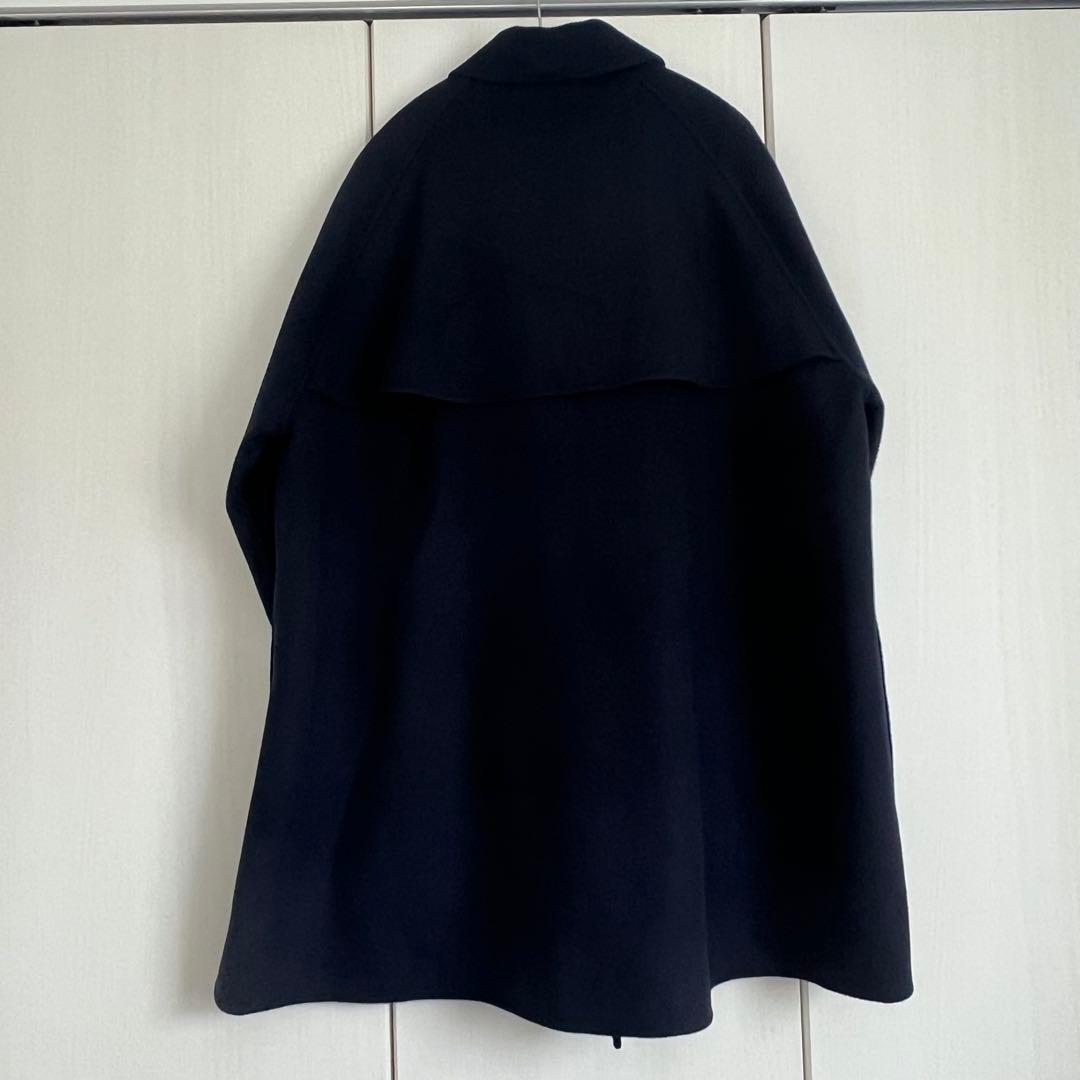 リバー ポンチョコート 23FW ネイビー / XS