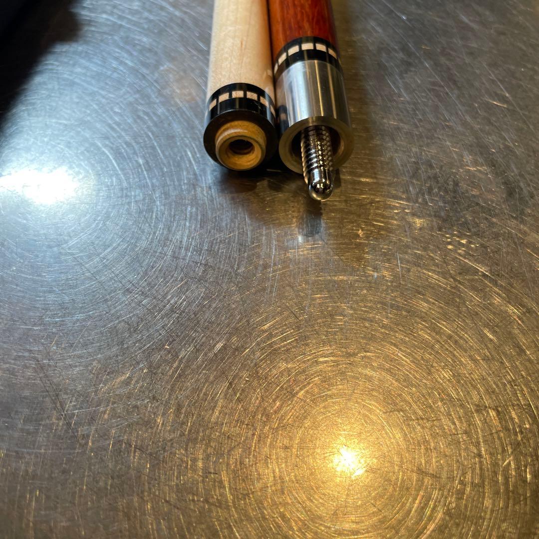 Adam ビリヤードキュー 木製 赤色