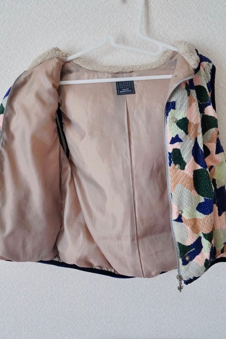 正規品 ミナペルホネン foliage ダウンベスト 38 ピンクmix