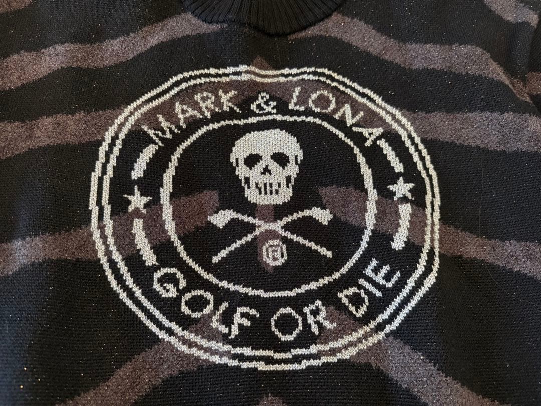 MARK & LONA Queen's Zebra Crew ニット