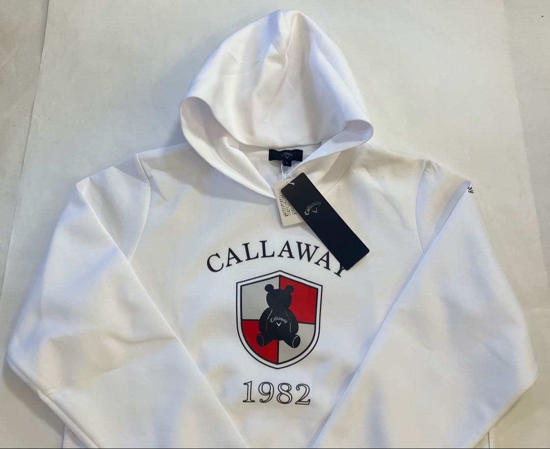 キャロウェイ ベア ダンボール フーディ、パーカー レディース 未使用タグ付 L