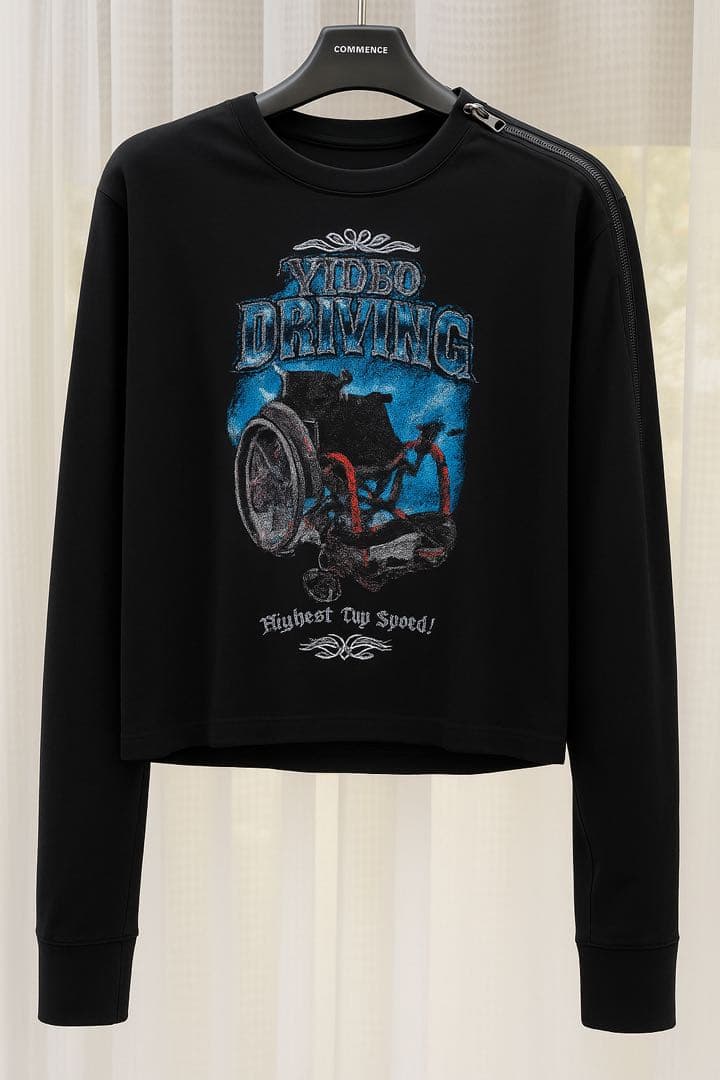 doublet オフショルダー刺繍ロングスリーブT Lサイズ 定価30,800円