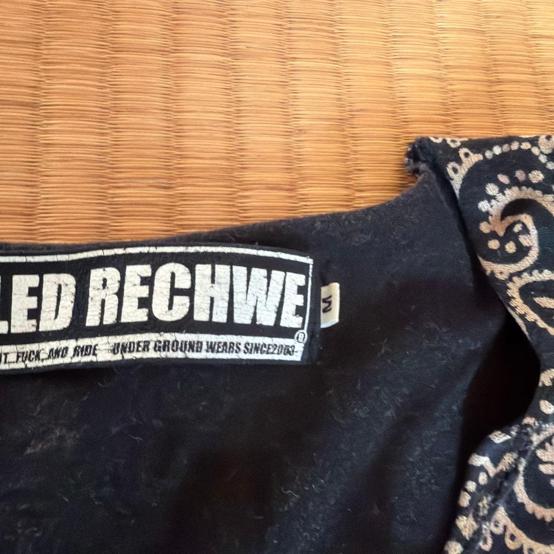 レッドリーチュエ　ペイズリー柄Tシャツ