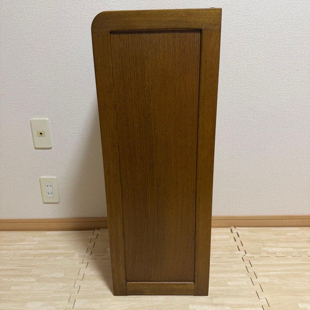 浜本工芸 ナラ材 木製 6段 スリムチェスト 国産
