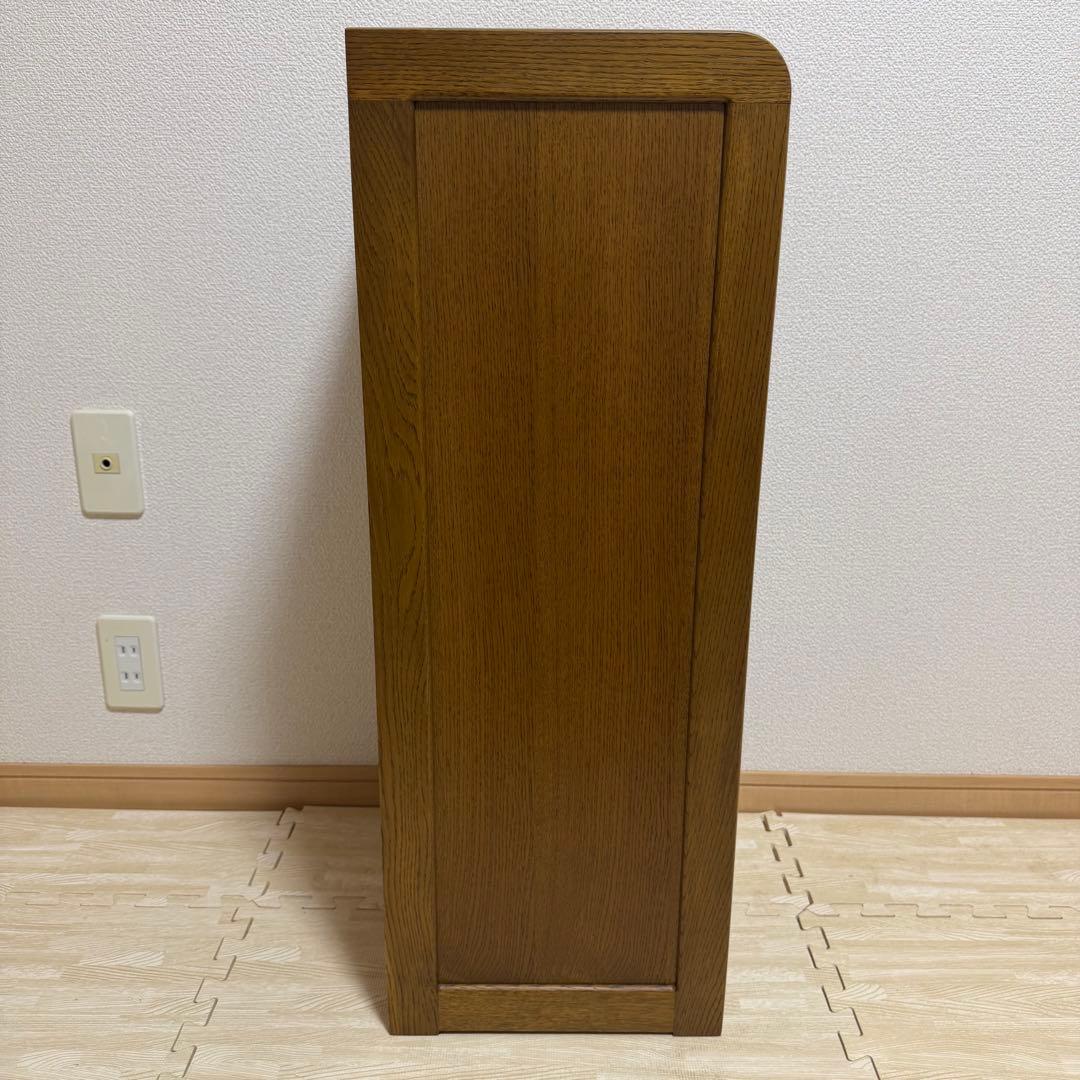 浜本工芸 ナラ材 木製 6段 スリムチェスト 国産