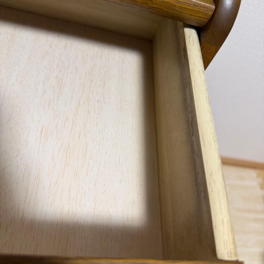 浜本工芸 ナラ材 木製 6段 スリムチェスト 国産