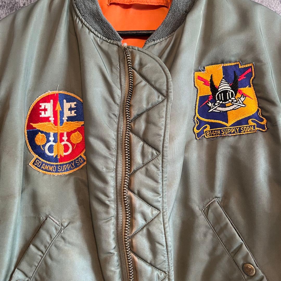 1960s年製 実物 USAF オリジナル MA-1 XLサイズ