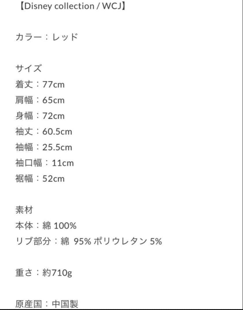 Disney ミニーマウス プリント スウェット　wcj