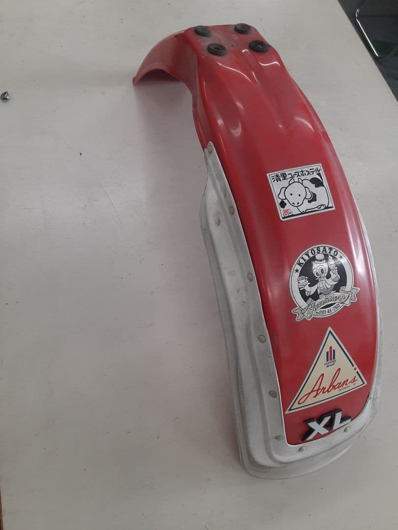 ホンダ XL250S フロントフェンダー 社外品 割れなし 当時物