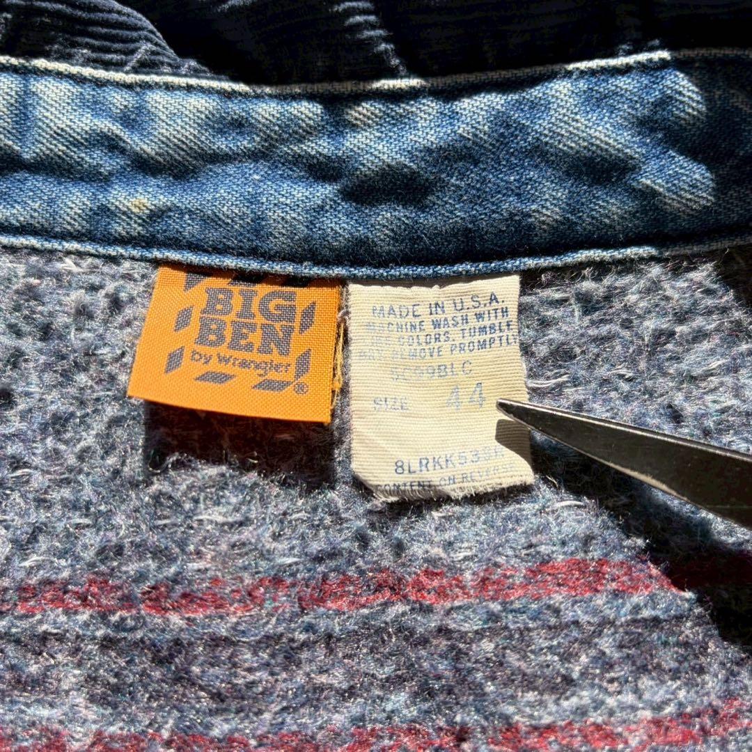 80s ヴィンテージ US製 BIGBEN ブランケット付 デニムカバーオール