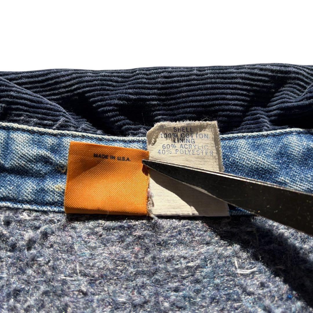 80s ヴィンテージ US製 BIGBEN ブランケット付 デニムカバーオール