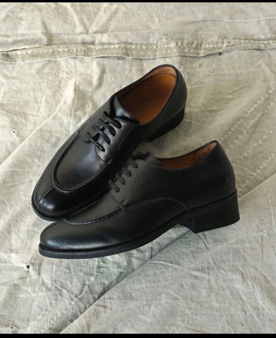 shiun シウン 43 COW LEATHER U-TIP DERBY