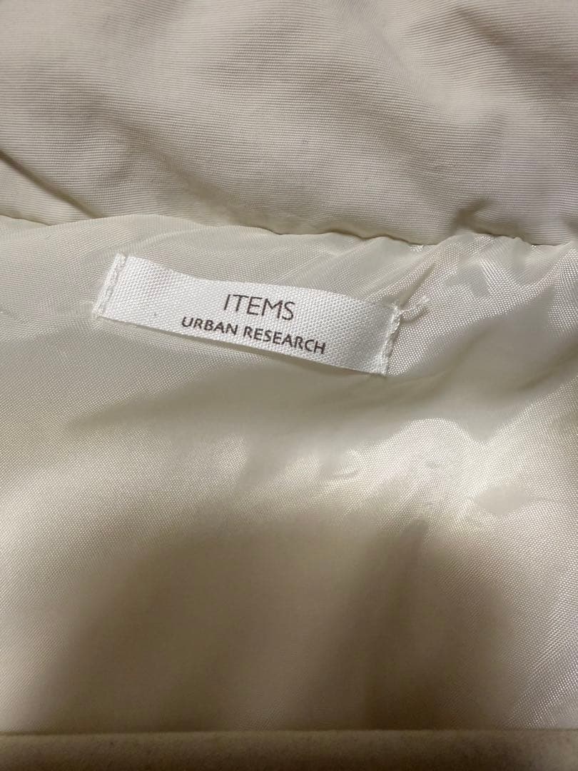 ITEMS URBANRESEARCH 撥水フードダウンジャケット ダウン
