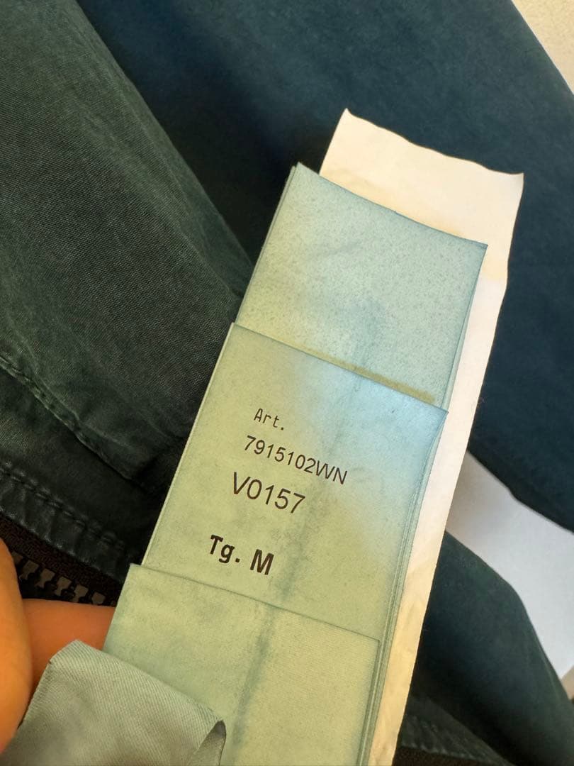 Stone  グリーン シャツジャケット M