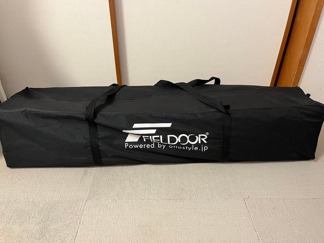 FIELDOR ワンタッチタープ 2.5m x 2.5m きのこ柄グレー　難あり