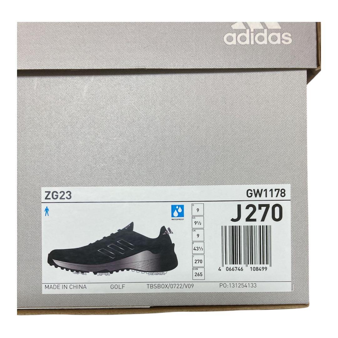 新品 アディダス adidas ゴルフシューズ ZG23 ブラック GW1178