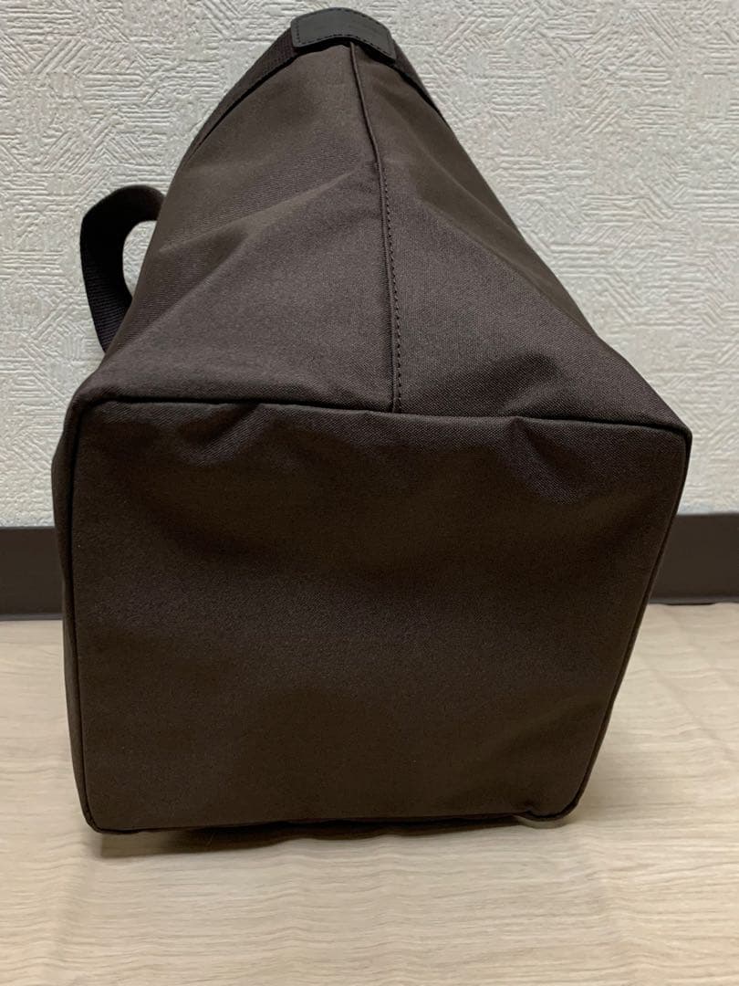 蓮*様 エルベシャプリエ 707c ノワール人気色モカ　舟形 トートバッグ M