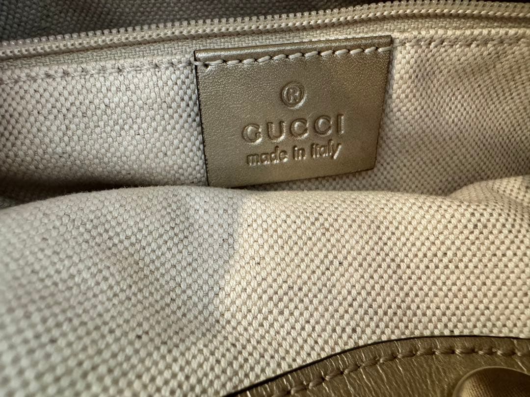 GUCCI グッチ スーキー ハンドバッグ GGキャンバス トートバッグ