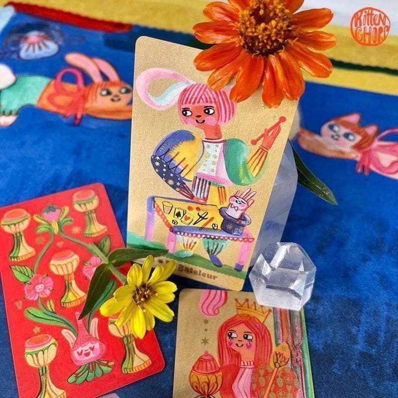 ★正規品タロットカード★きらきらした明るく可愛いデッキ✨ピップスピークタロット