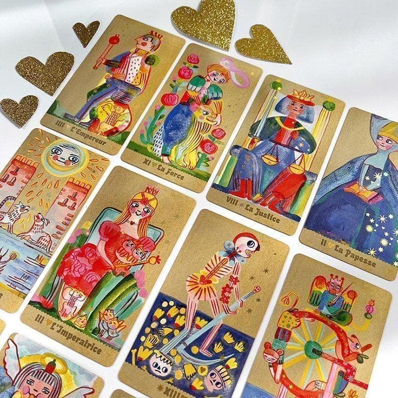 ★正規品タロットカード★きらきらした明るく可愛いデッキ✨ピップスピークタロット